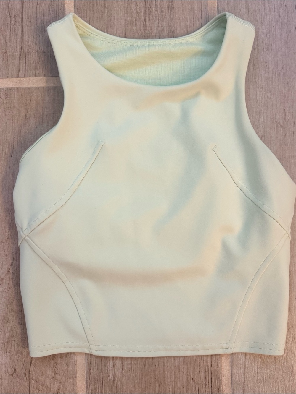 lululemon athletica Mint Scoop Neck Cropped Tank